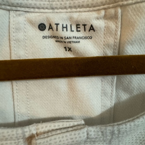 Athleta Farallon Printed Romper Spliced Magic Veil Gray - Picture 7 of 7